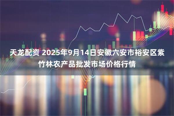 天龙配资 2025年9月14日安徽六安市裕安区紫竹林农产品批发市场价格行情