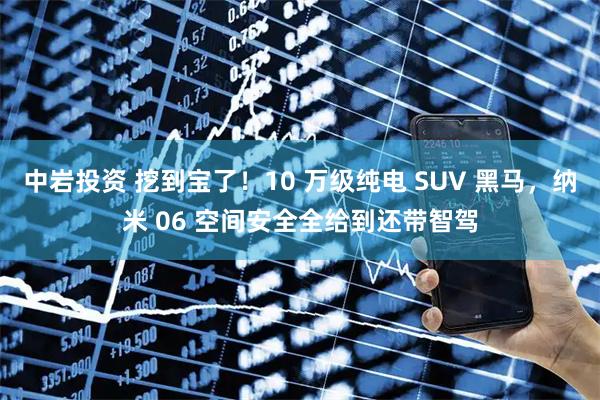 中岩投资 挖到宝了！10 万级纯电 SUV 黑马，纳米 06 空间安全全给到还带智驾